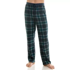 Men's Sonoma Goods For Life® Supersoft Waffle Pajama Pants -Sonoma Goods For Life Shop 7647543 Blue Green Plaid