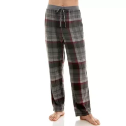 Men's Sonoma Goods For Life® Supersoft Waffle Pajama Pants -Sonoma Goods For Life Shop 7647543 Red Grey Plaid