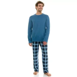 Men's Sonoma Goods For Life® Supersoft Ribbed 2-pc. Pajama Top & Pajama Pant Set 15 Men's Sonoma Goods For Life® Supersoft Ribbed 2-pc. Pajama Top & Pajama Pant Set -Sonoma Goods For Life Shop 7647547 Light Blue Plaid
