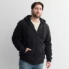 Big & Tall Sonoma Goods For Life® High-Pile Fleece Full-Zip Hoodie