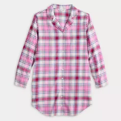 Women's Sonoma Goods For Life® Flannel Boyfriend Sleepshirt -Sonoma Goods For Life Shop 7649087 ALT4