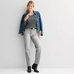 Women's Sonoma Goods For Life® Rib Long Sleeve Scoop Neck Tee -Sonoma Goods For Life Shop 7649100 ALT3