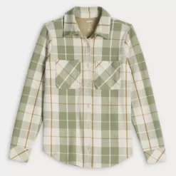 Women's Sonoma Goods For Life® Knit Plaid Shirt -Sonoma Goods For Life Shop 7649197 ALT4