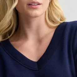 Women's Sonoma Goods For Life® Relaxed Fleece V-Neck Sweatshirt -Sonoma Goods For Life Shop 7651877 ALT2