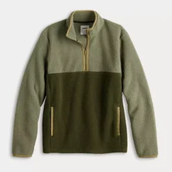 Men's Sonoma Goods For Life® Arctic Fleece Half-Zip Pullover -Sonoma Goods For Life Shop 7653780 ALT4