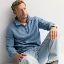 Men's Sonoma Goods For Life® Quarter Zip Sweatshirt -Sonoma Goods For Life Shop 7669615 ALT3