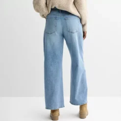 Women's Sonoma Goods For Life® Mid Rise Wide Leg Seamed Jeans -Sonoma Goods For Life Shop 7706375 ALT