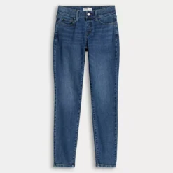 Women's Sonoma Goods For Life® Mid Rise Pull On Skinny Jeans -Sonoma Goods For Life Shop 7706385 ALT4