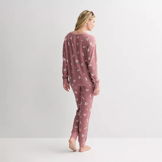 Petite Sonoma Goods For Life® Pajama Top & Pajama Bottoms Sleep Set 4 Petite Sonoma Goods For Life® Pajama Top & Pajama Bottoms Sleep Set - Image 2