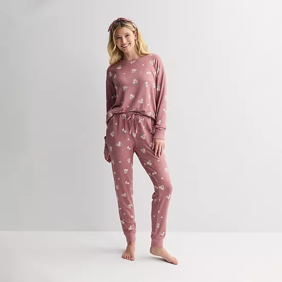 Petite Sonoma Goods For Life® Pajama Top & Pajama Bottoms Sleep Set 5 Petite Sonoma Goods For Life® Pajama Top & Pajama Bottoms Sleep Set - Image 3