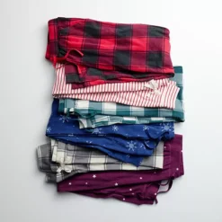 Women's Sonoma Goods For Life® Ribbed Cuffed Holiday Pajama Pants -Sonoma Goods For Life Shop 7723680 CP ALT65