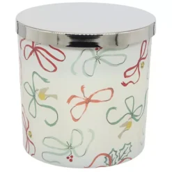 Sonoma Goods For Life® 12-oz. Holiday Bows Decal Candle