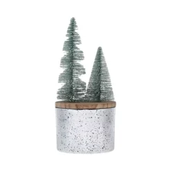 Sonoma Goods For Life® Balsam Fir Speckled 10-oz. Candle With Decorative Tree Lid