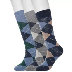Men's Sonoma Goods For Life® 3-pk. Crew Socks -Sonoma Goods For Life Shop 7734974 Arg Multi