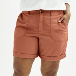Plus Size Sonoma Goods For Life® Utility Bermuda Shorts 7 Plus Size Sonoma Goods For Life® Utility Bermuda Shorts -Sonoma Goods For Life Shop 7884780 Cinnamon Powder