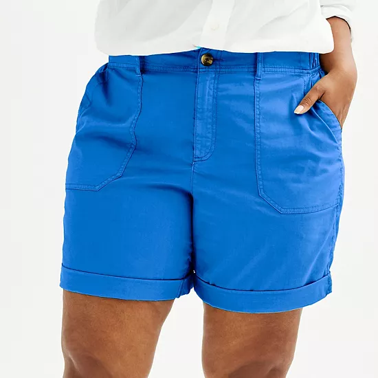 Plus Size Sonoma Goods For Life® Utility Bermuda Shorts 4 Plus Size Sonoma Goods For Life® Utility Bermuda Shorts - Image 2