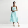 Women's Sonoma Goods For Life® Pintuck Tank Maxi Dress -Sonoma Goods For Life Shop 7885335 Sea Foam Stripe